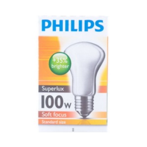 หลอดไฟ PHILIPS Superlux Soft Focus Standard size E27 , 100W