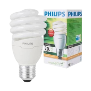 หลอดไฟ PHILIPS TORNADO , 20W E27 Warmwhite