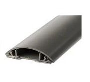 รางร้อยสายหลังเต่าสีเทา แบบวางพื้น PRI No.FD70  PVC Floor Cable Trunking :Grey , 2mt