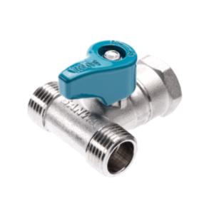 มินิบอลวาล์ว 3 ทาง (ผ.ผ.ม.) SANWA Mini Ball Valve , 1/2&quot;