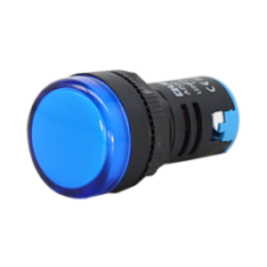 ไพล๊อตแลมป์ QUBIX No.AD22-22DS-B LED PILOT LAMP 24VDC/AC , BLUE