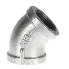 ข้องอเหล็ก 45 ํ Thread Elbow , 1.1/4&quot;