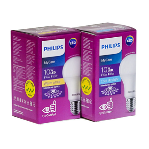 หลอดแอลอีดี PHILIPS LED Bulb 10w E27 A60 3000K Warmwhite