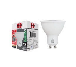 หลอดไฟแอลอีดีขั้วบิด HI-TEK No.HLLHG0140D ขั้ว GU10 4X1s /220V 330 Lm Daylight