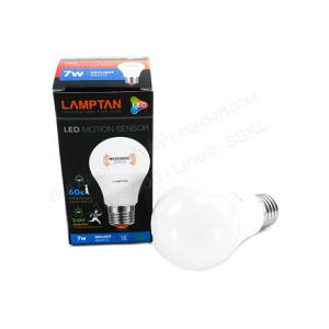 หลอดไฟ LAMPTAN LED MOTION SENSOR 7W E27 DAYLIGHT 6500K