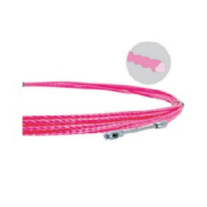 ฟิชเทป TAKAMURA NO.S0415 PET Single -Twisted 4 mm. x 15 m. (PINK)