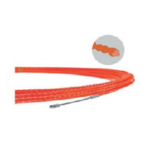 ฟิชเทป TAKAMURA NO.S4515 PET Single -Twisted 4.5 mm. x 15 m. (ORANGE)