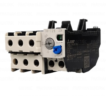 โอเวอร์โหลดรีเลย์ MITSUBISHI No.TH-T25 Overload relay , 2.5(2-3)A 2E