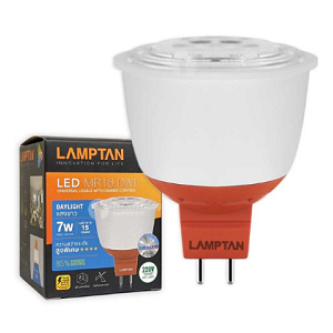 หลอดไฟ LAMPTAN No.LED MR16 Dimmable 220V 7W GU5.3 Daylight