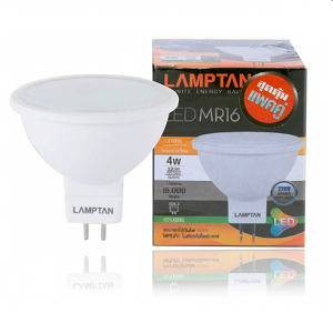 หลอดไฟ LAMPTAN No.LED MR16 220V 4W Warmwhtie