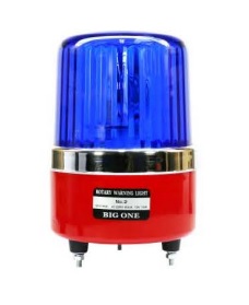 ไฟสัญญานชนิดหมุน BIG ONE #1 Alarm Light Rotary : Blue , 24V