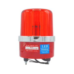 ไฟสัญญานชนิดหมุน BIG ONE #3 Alarm Light Rotary : Red , 220V