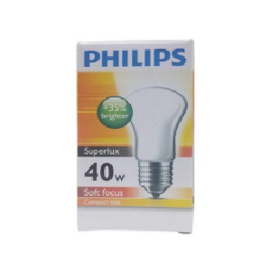 หลอดไฟ PHILIPS Superlux Soft Focus Compact size E27 , 40W