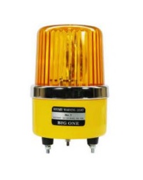 [E09598] ไฟสัญญานชนิดหมุน BIG ONE #4 Alarm Light Rotary :Yellow , 220V