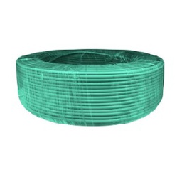 [E08955] สายไฟ THAI UNION Cable wire : THW green , 1 x 4 sqmm. (90 MT/EA)