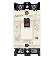 [E01016] เซอร์กิตเบรคเกอร์ MITSUBISHI No.NF30CS Circuit breaker ,20A 2P