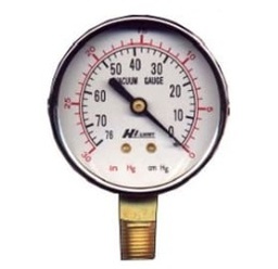 [T10797] เกจวัดกำลังดูด APEX Vacuum Gauge , 4&quot; x 1/4&quot;