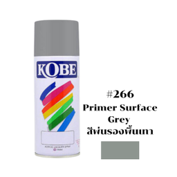 [C00328] สีสเปรย์ KOBE No.266 Spray paint : PRIMER SERFACER GREY , 400cc.