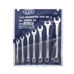 [T15338] ชุดประแจแหวนข้างปากตาย AIGO Combination ratcheting head wrench set , 10 - 19 mm. (7pcs/ea)