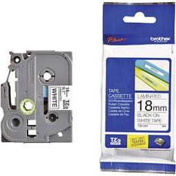 เทปเครื่องพิมพ์ BROTHER No.BTH-TZE-241 P-Touch Tape, 18 mm, Black-White