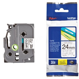 เทปเครื่องพิมพ์ BROTHER No.BTH-TZE-151 P-Touch Tape, 24 mm, Black-Clear