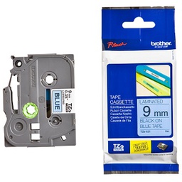 เทปเครื่องพิมพ์ BROTHER No.BTH-TZE-521 P-Touch Tape, 9 mm, Black-Blue