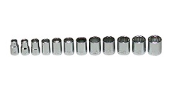 [101074790020] WRIGHT-TOOL NO.349 3/8&quot;Dr. Standard Metric Socket Set 12pcs.