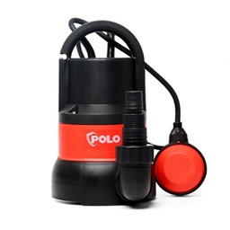 ปั๊มแช่ (มีลูกลอย) POLO No.SP-750C Submersible Pump , 1&quot;-1.1/2&quot; 1hp 750W. 180 L/min. Head 9 mt.