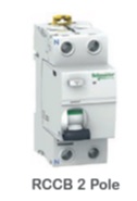 เบรคเกอร์กันดูด Schnieder No.A9R71225 iID residual current circuit breakers (RCCB) for 20A 300mA  2P 230/400 V