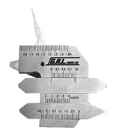 เกจวัดรอยเชื่อม G.A.L. No.Cat #30 Adjustable Fillet Weld Gauge Patented (Imperial)