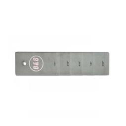 เกจวัดรอยเชื่อม G.A.L. No.GW-3 Gap Wedge Gauge , 1.3/4&quot; x 8&quot;