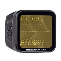 โคมไฟสีเหลือง IRONMAN NO.ILED80BFA BRIGHT 40W LED CUBE LIGHT – AMBER FLOOD , 81x75mm