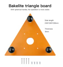 อุปกรณ์ช่วยแกะลาย Bakelite Triangle board woodworking for Trimmer