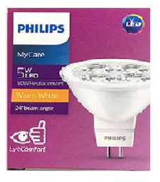 หลอดไฟฮาโลเจน PHILIPS No.MR16 5W Essential LED Spot 220V 2700K : Warmwhite