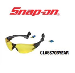 SNAP-ON No.GLASS70BYEAR Safety Glasses with Ear plugs