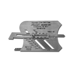 [408013797005] เกจวัดรอยเชื่อม G.A.L. No.Cat#3 Adjustable Fillet Weld Gauge Patented (Imperial)