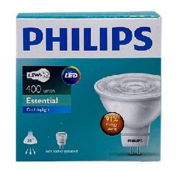 หลอดไฟฮาโลเจน PHILIPS No.MR16 LED Essential , 4.5W 220V Cool Daylight