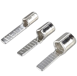 หางปลาก้านบาร์เปลือย K-KABLE No.TPIN1.25F-14/3.0 Non-Insulated Flat Blade Terminals : 22-16AWG , 0.25-1.65mm.