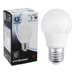 หลอดปิงปอง IWACHI No.A10301 IWC Bulb 3W Daylight