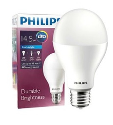 หลอดแอลอีดี PHILIPS LED Bulb E27 A67 6500K : Daylight , 14.5W-120W