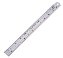 ไม้บรรทัดสแตนเลส FUJI No.FU006 Stainless Steel Ruler , 6&quot;