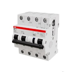 เบรคเกอร์กันดูด ABB NO.DS203NC C16 AC30 Miniature Circuit breaker (RCBO) , 16A/30 mA, 4P (3+N)