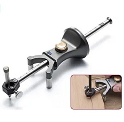 อุปกรณ์วัดระยะงานไม้ Linear Arc Scriber Wood Scribe Tool Wheel Marking Gauge For Woodworking