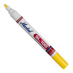 ปากกา MARKAL No.31240220 SL.100 is a xylene-free, low-odor fast-drying liquid paint marker : Yellow