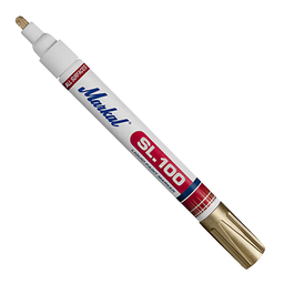 ปากกา MARKAL No.31241620 SL.100 is a xylene-free, low-odor fast-drying liquid paint marker :Gold