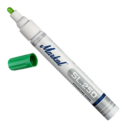 ปากกาเคมี MARKAL No.31200529 SL.250 is a xylene-free, low-odor, and fast-drying liquid paint marker that meets the European nuclear requirements : Green