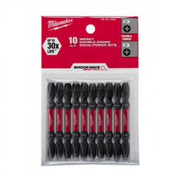 ดอกไขควงหัวแฉกแม่เหล็ก 2 ด้าน MILWAUKEE No.48-32-4362D Magnetic Screwdriver : PH3/65 mm. (10pcs/ea)