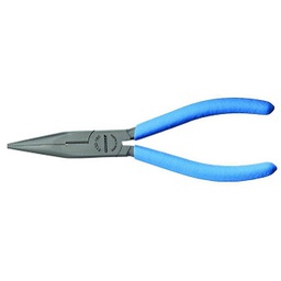 GEDORE No.6710610 Telephone plier with cutting edge, serrated, straight pattern , 140 mm.