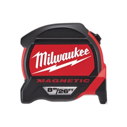 ตลับเมตร MILWAUKEE No.48-22-0626 COMPACT Magnetic Tape Measure , 8m/26ft