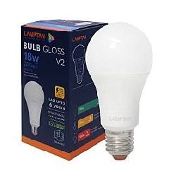 หลอดแอลอีดี LAMPTAN LED Bulb Gloss V2 E27 4000K , 18W (Cool White)